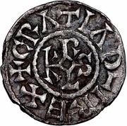 Obol - Charles II Angers mint obverse image