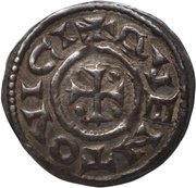 Obol - Charles II Quentovic mint, Carolingian Empire, 864-875 reverse image