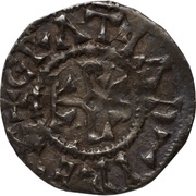 Obol - Charles II Chartres mint obverse image