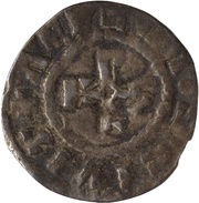 Obol - Charles II as emperor; Nevers mint, Carolingian Empire, 875-877 reverse image