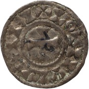 Obol - Lothair II Meaux mint obverse image