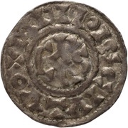 Obol - Lothair II Meaux mint, Carolingian Empire, 954-986 reverse image