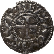 Denier - Ralph Beauvais mint; Type 1, Carolingian Empire, 923-936 reverse image