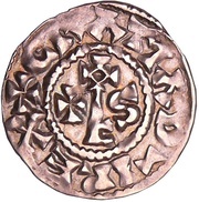 Denier - Ralph Chartres mint; Odonic monogram obverse image