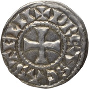 Denier - Ralph Dreux mint, Carolingian Empire, 923-936 reverse image