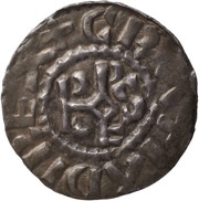 Denier - Ralph Saint Dionysius monastery; KRLS type monogram obverse image