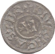 Denier - Ralph Dijon mint, Carolingian Empire, 923-936 reverse image