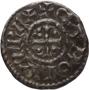 Denier - Charles II Quentovic mint; temple obverse image