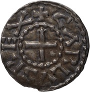 Denier - Charles II Nevers mint; CΛRLVS REX obverse image