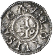 Denier - Charles II Chalon-sur-Saône mint, Carolingian Empire, 840-864 reverse image
