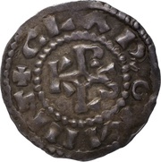 Denier - Charles II Clermont-Ferrand mint, Carolingian Empire, 840-864 reverse image