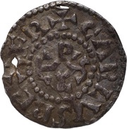 Denier - Charles II Agen mint obverse image