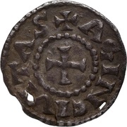 Denier - Charles II Agen mint, Carolingian Empire, 840-864 reverse image