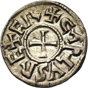 Denier - Charles II Dax mint obverse image