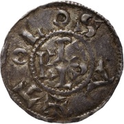 Denier - Charles II Toulouse mint; CARLVS REX / TOLOSA, Carolingian Empire, 840-864 reverse image