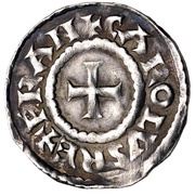Denier - Charles II Beauvais mint obverse image