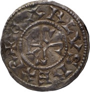 Denier - Charles II Limoges mint obverse image