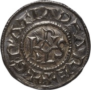 Denier - Charles II Therouanne mint; Type 1 obverse image