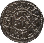 Denier - Charles II Therouanne mint; Type 2 obverse image