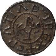 Denier - Charles II Melun mint obverse image