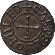Denier - Charles II Melun mint, Carolingian Empire, 864-875 reverse image