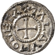 Denier - Charles II Tilly church, Carolingian Empire, 864-875 reverse image