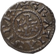 Denier - Charles II Sens mint; GRATIA D-I REX obverse image