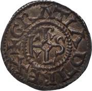 Denier - Charles II Angers mint obverse image