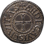 Denier - Charles II Angers mint, Carolingian Empire, 864-875 reverse image