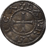 Denier - Charles II Bar-sur-Aube mint, Carolingian Empire, 864-875 reverse image