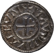 Denier - Charles II Morienval monastery, Carolingian Empire, 864-875 reverse image