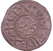 Denier - Charles II Nantes mint obverse image