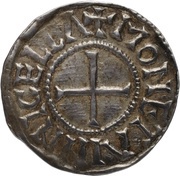 Denier - Charles II Nesle mint, Carolingian Empire, 864-875 reverse image