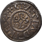 Denier - Charles II Nevers mint obverse image