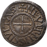 Denier - Charles II Nevers mint, Carolingian Empire, 864-875 reverse image