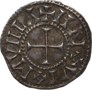 Denier - Charles II Noyon mint, Carolingian Empire, 864-875 reverse image