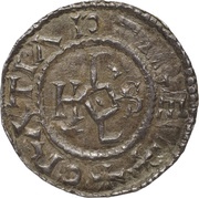 Denier - Charles II Peronne mint obverse image