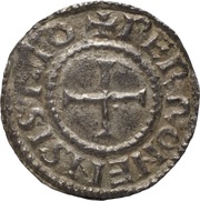 Denier - Charles II Peronne mint, Carolingian Empire, 864-875 reverse image