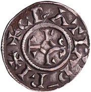 Denier - Charles II Mouzon mint obverse image