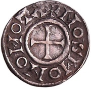 Denier - Charles II Mouzon mint, Carolingian Empire, 864-875 reverse image