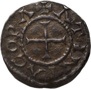 Denier - Charles II Attigny mint, Carolingian Empire, 864-875 reverse image