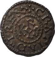 Denier - Charles II Evreux mint obverse image