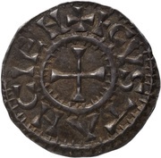 Denier - Charles II Coutances mint, Carolingian Empire, 864-875 reverse image