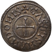 Denier - Charles II Chateau-Landon mint, Carolingian Empire, 864-875 reverse image