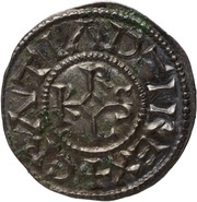 Denier - Charles II Autun mint obverse image