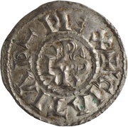 Denier - Charles II Langres mint obverse image