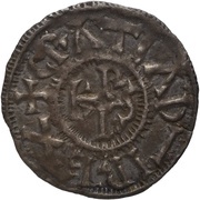 Denier - Charles II Dijon mint obverse image