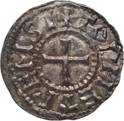 Denier - Charles II Tonnerre mint, Carolingian Empire, 864-875 reverse image