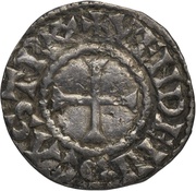 Denier - Charles II Vendome mint, Carolingian Empire, 864-875 reverse image