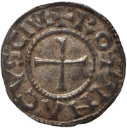 Denier - Charles II / Charles III Rouen mint, Carolingian Empire, 864-922 reverse image